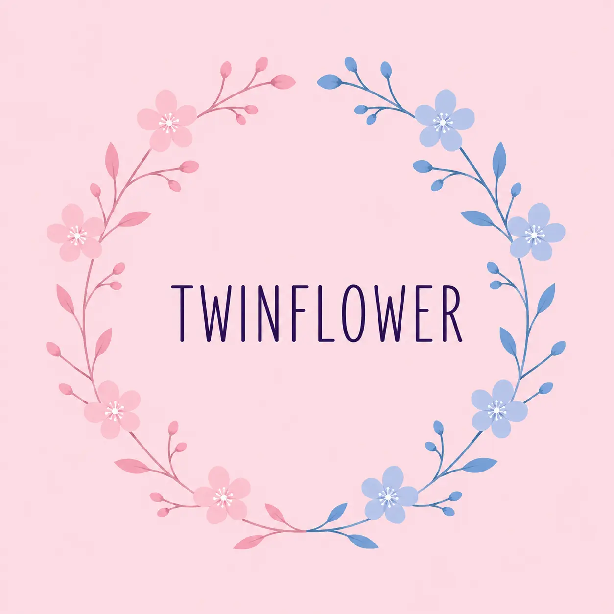 Bouquet: Twinflowers cover art by Neural Nets and Pretty Patterns