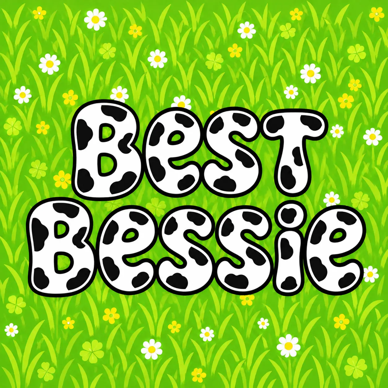 Best Bessie cover art by Neural Nets and Pretty Patterns