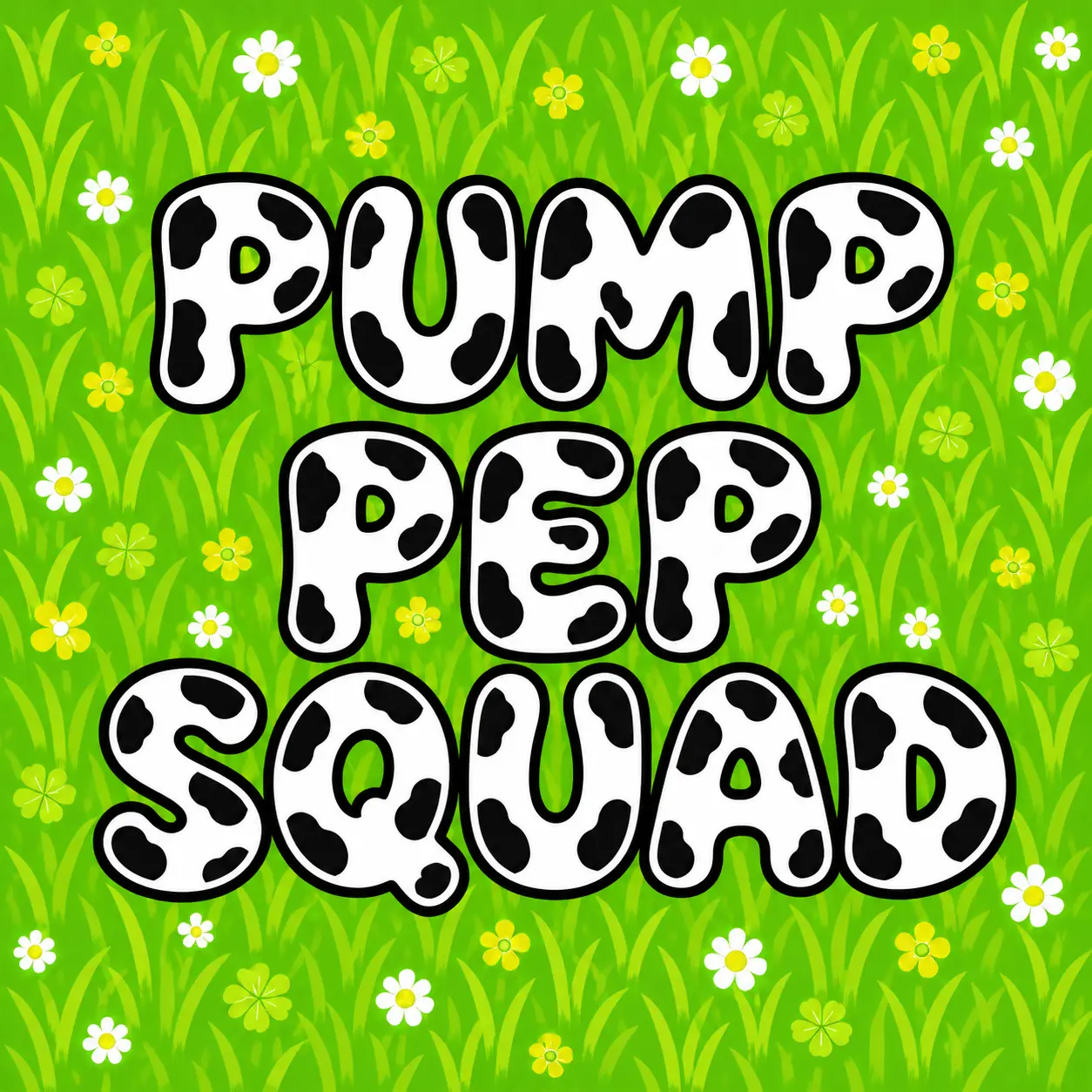 Pump Pep Squad cover art by Neural Nets and Pretty Patterns
