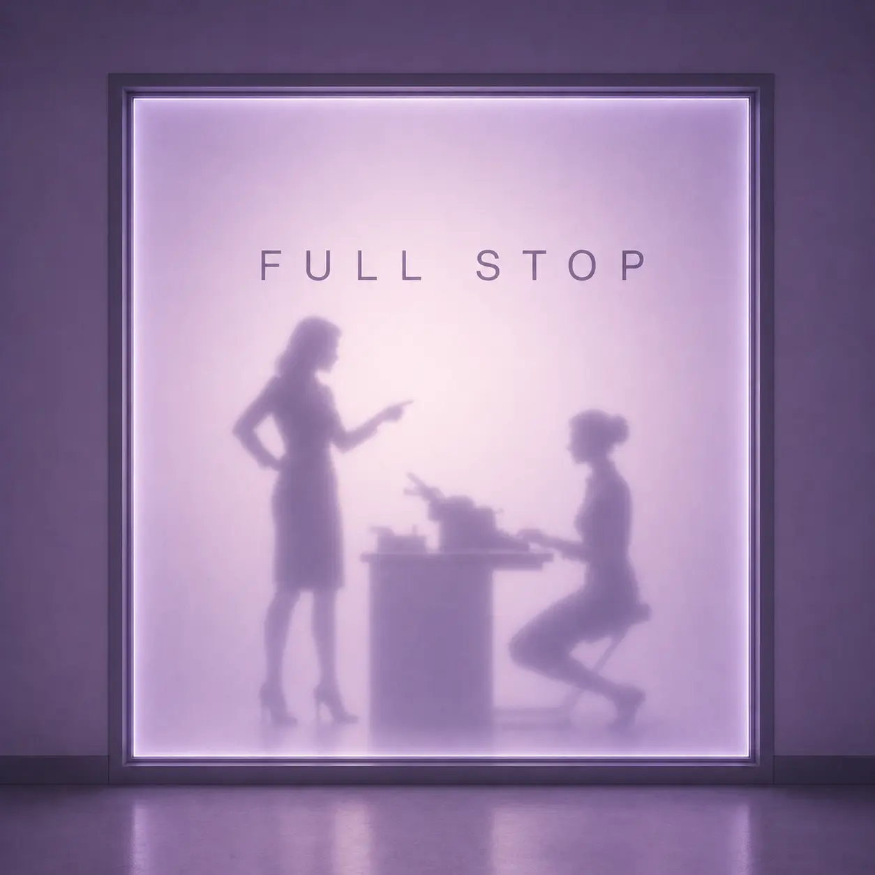 Full Stop cover art by Neural Nets and Pretty Patterns