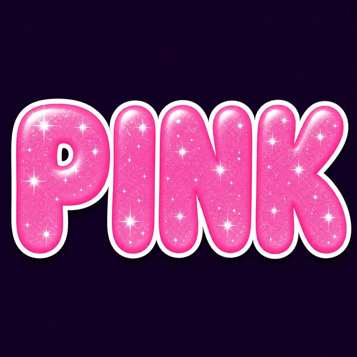 One Word: Pink cover art by Neural Nets and Pretty Patterns